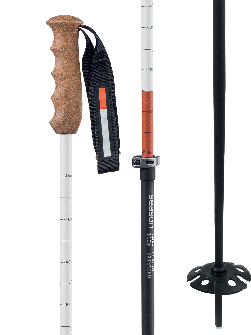 adjustable ski pole